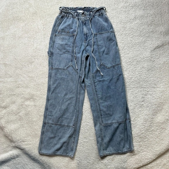 BDG Denim - BDG Urban Outfitters Womens S Baggy Jean Relaxed Wide Leg Double Knee Stretch
